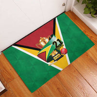 Custom Guyana Champions Reloaded 2025 Rubber Doormat Caribbean Cricket Supporter Amazon Warriors - Wonder Print Shop