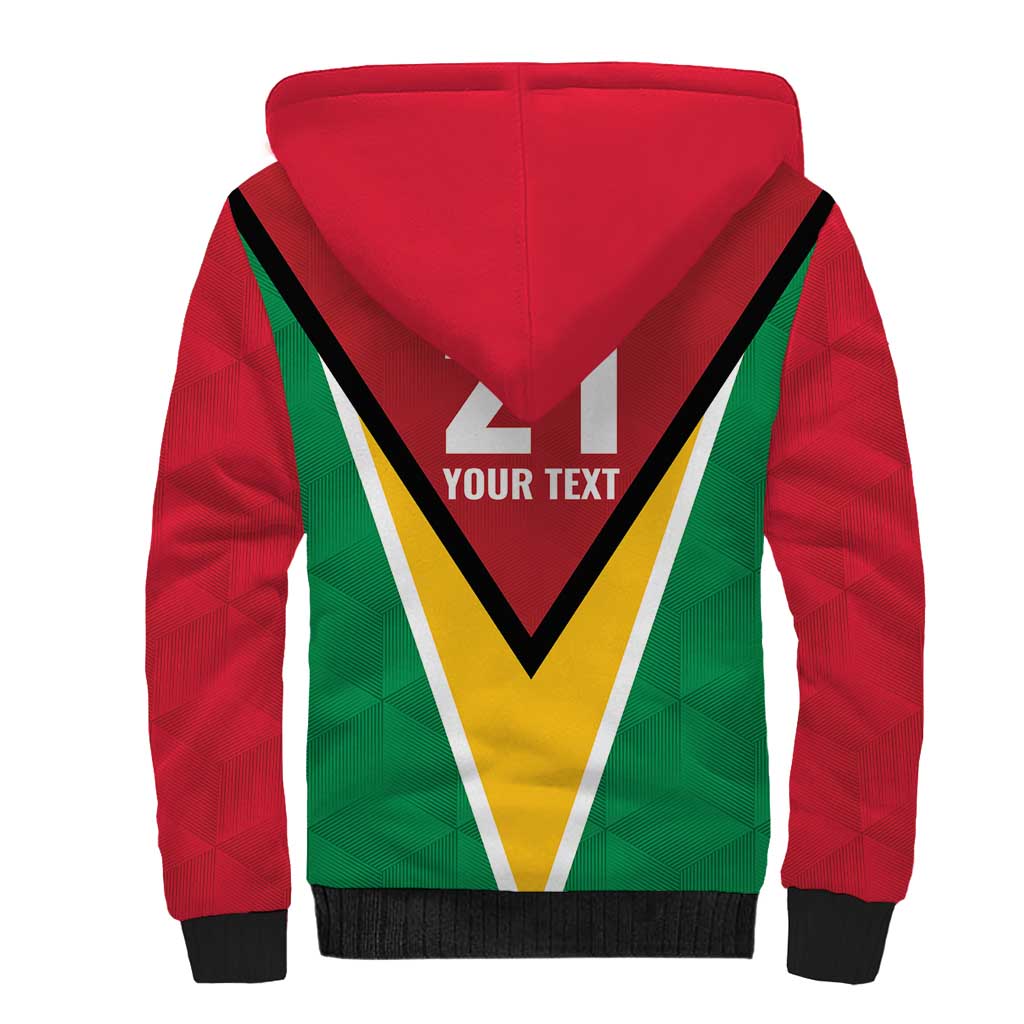 Custom Guyana Champions Reloaded 2025 Sherpa Hoodie Caribbean Cricket Supporter Amazon Warriors - Wonder Print Shop
