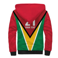 Custom Guyana Champions Reloaded 2025 Sherpa Hoodie Caribbean Cricket Supporter Amazon Warriors - Wonder Print Shop