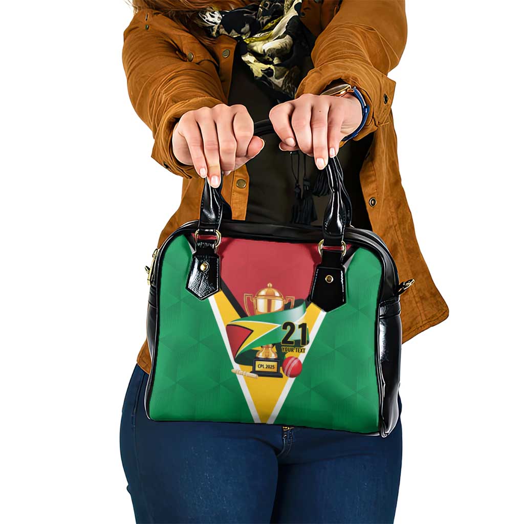 Custom Guyana Champions Reloaded 2025 Shoulder Handbag Caribbean Cricket Supporter Amazon Warriors - Wonder Print Shop