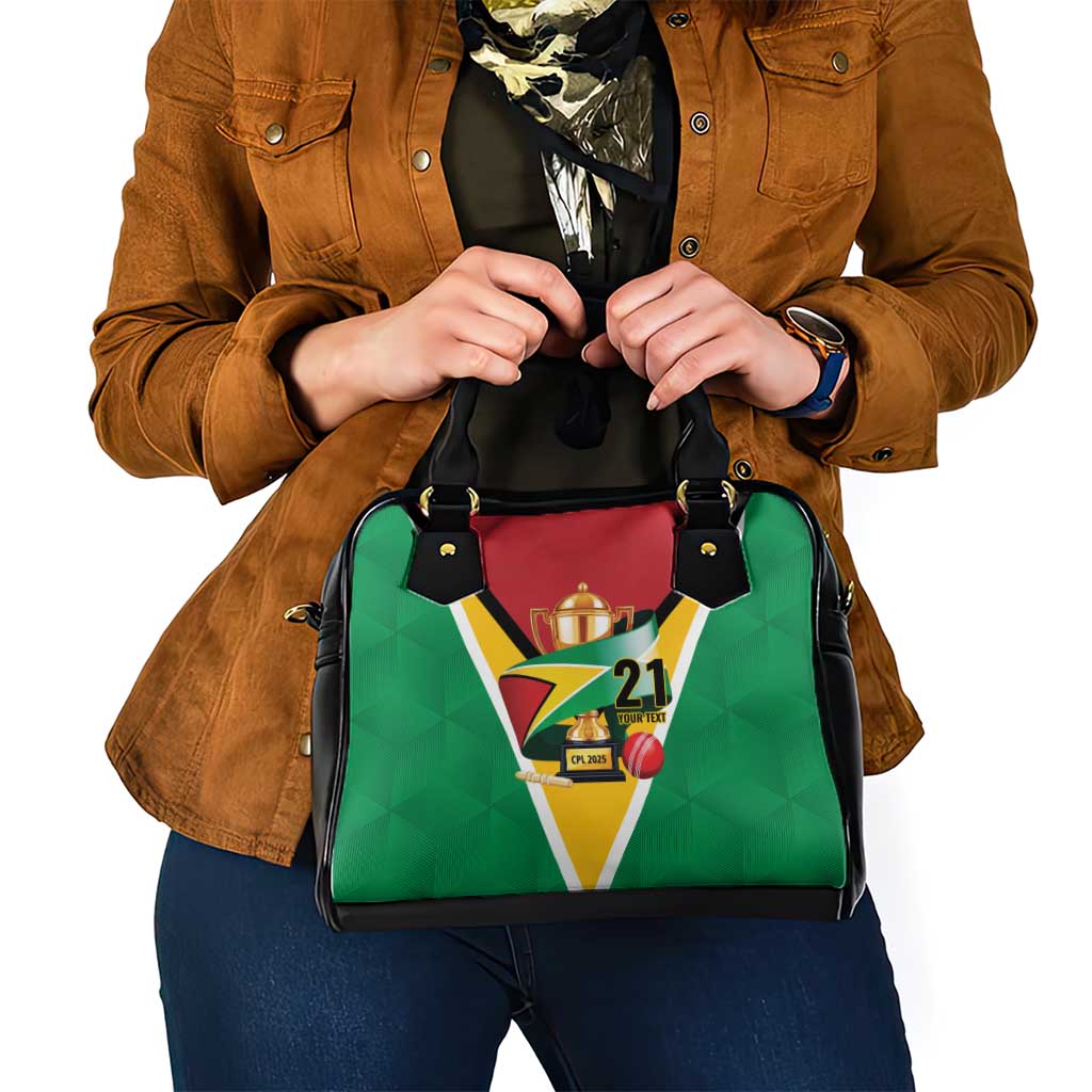 Custom Guyana Champions Reloaded 2025 Shoulder Handbag Caribbean Cricket Supporter Amazon Warriors - Wonder Print Shop
