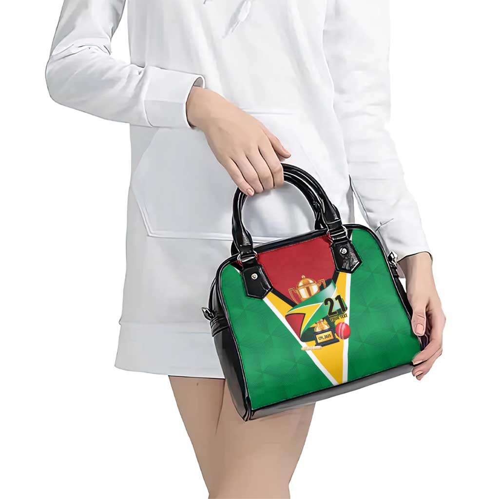 Custom Guyana Champions Reloaded 2025 Shoulder Handbag Caribbean Cricket Supporter Amazon Warriors - Wonder Print Shop