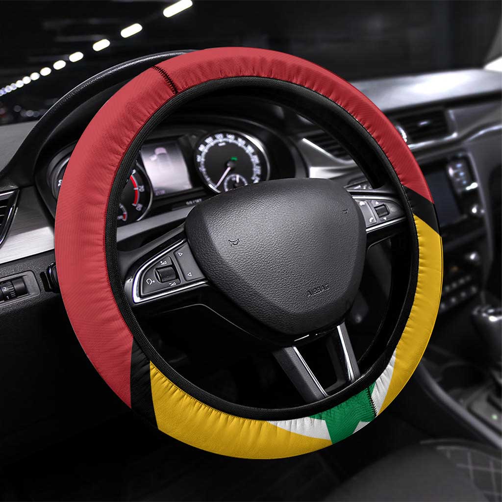 Guyana Champions Reloaded 2025 Steering Wheel Cover Caribbean Cricket Supporter Amazon Warriors - Wonder Print Shop