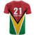 Custom Guyana Champions Reloaded 2025 T Shirt Caribbean Cricket Supporter Amazon Warriors - Wonder Print Shop