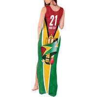 Custom Guyana Champions Reloaded 2025 Tank Maxi Dress Caribbean Cricket Supporter Amazon Warriors - Wonder Print Shop