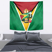 Custom Guyana Champions Reloaded 2025 Tapestry Caribbean Cricket Supporter Amazon Warriors - Wonder Print Shop