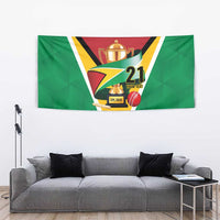 Custom Guyana Champions Reloaded 2025 Tapestry Caribbean Cricket Supporter Amazon Warriors - Wonder Print Shop