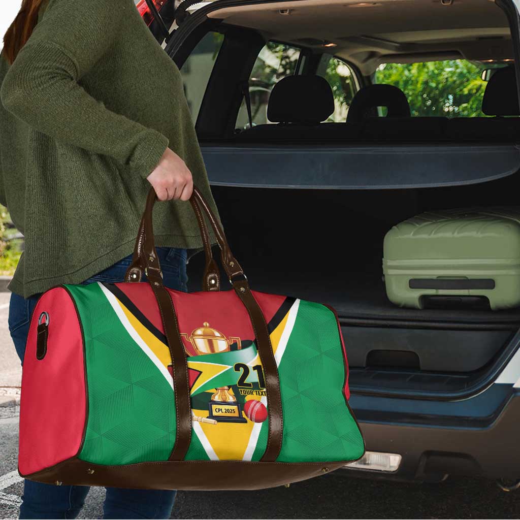 Custom Guyana Champions Reloaded 2025 Travel Bag Caribbean Cricket Supporter Amazon Warriors - Wonder Print Shop