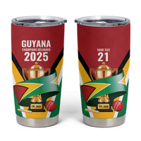 Custom Guyana Champions Reloaded 2025 Tumbler Cup Caribbean Cricket Supporter Amazon Warriors - Wonder Print Shop