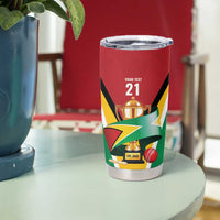 Custom Guyana Champions Reloaded 2025 Tumbler Cup Caribbean Cricket Supporter Amazon Warriors - Wonder Print Shop