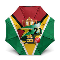 Custom Guyana Champions Reloaded 2025 Umbrella Caribbean Cricket Supporter Amazon Warriors - Wonder Print Shop