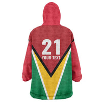 Custom Guyana Champions Reloaded 2025 Wearable Blanket Hoodie Caribbean Cricket Supporter Amazon Warriors - Wonder Print Shop