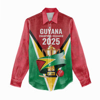 Custom Guyana Champions Reloaded 2025 Women Casual Shirt Caribbean Cricket Supporter Amazon Warriors - Wonder Print Shop