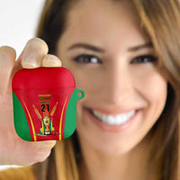 Custom Guyana Victory Run 2025 AirPods Case Caribbean Cricket Supporter Amazon Warriors - Wonder Print Shop