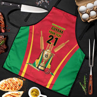 Custom Guyana Victory Run 2025 Apron Caribbean Cricket Supporter Amazon Warriors - Wonder Print Shop