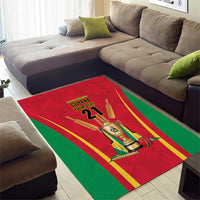 Custom Guyana Victory Run 2025 Area Rug Caribbean Cricket Supporter Amazon Warriors - Wonder Print Shop