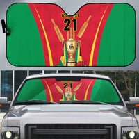 Custom Guyana Victory Run 2025 Auto Sun Shade Caribbean Cricket Supporter Amazon Warriors - Wonder Print Shop