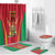 Custom Guyana Victory Run 2025 Bathroom Set Caribbean Cricket Supporter Amazon Warriors - Wonder Print Shop