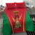 Custom Guyana Victory Run 2025 Bedding Set Caribbean Cricket Supporter Amazon Warriors - Wonder Print Shop