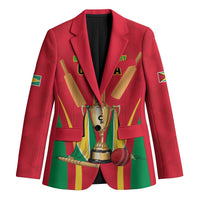 Custom Guyana Victory Run 2025 Blazer Caribbean Cricket Supporter Amazon Warriors - Wonder Print Shop