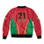 Custom Guyana Victory Run 2025 Bomber Jacket Caribbean Cricket Supporter Amazon Warriors - Wonder Print Shop