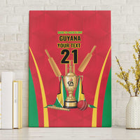 Custom Guyana Victory Run 2025 Canvas Wall Art Caribbean Cricket Supporter Amazon Warriors - Wonder Print Shop