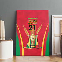 Custom Guyana Victory Run 2025 Canvas Wall Art Caribbean Cricket Supporter Amazon Warriors - Wonder Print Shop
