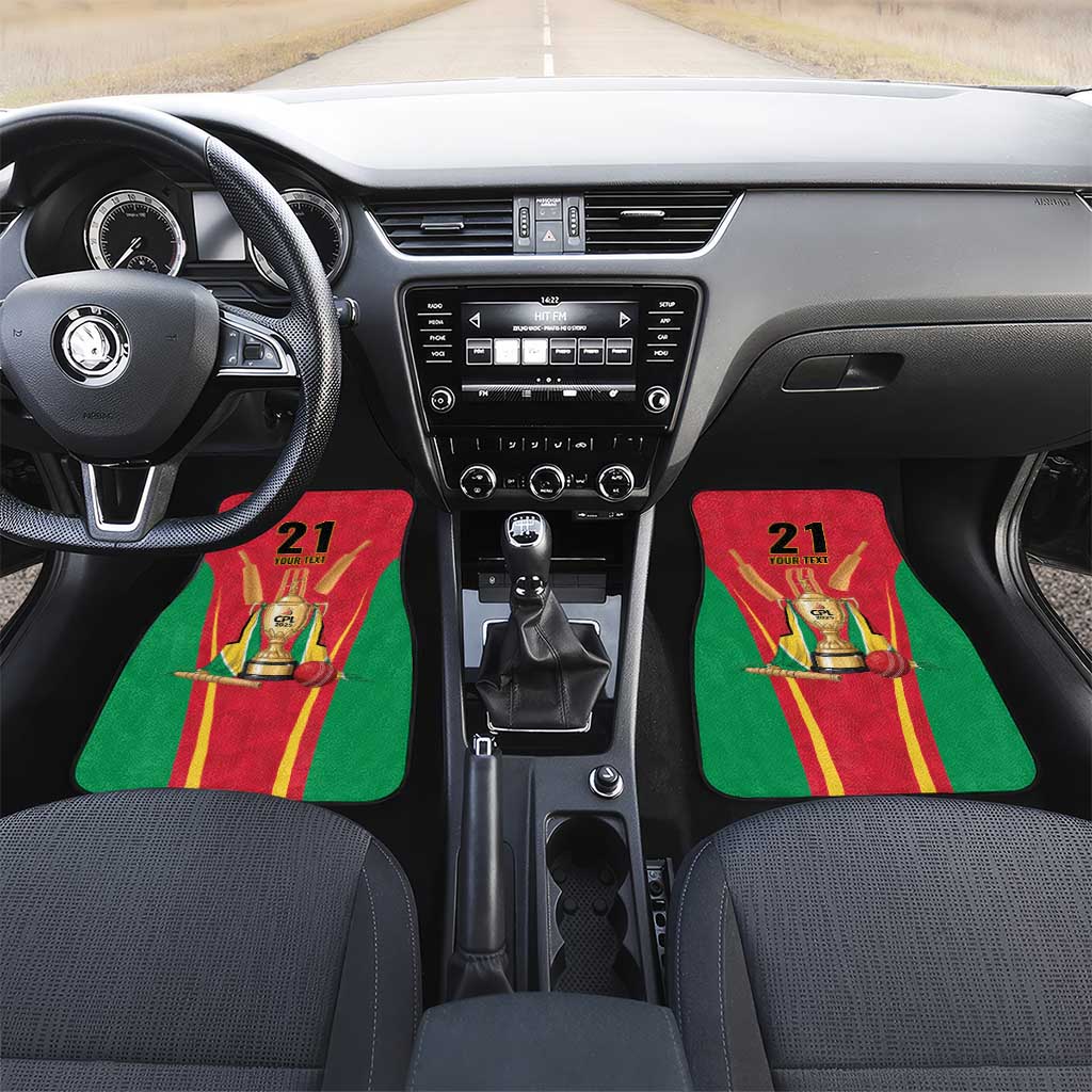 Custom Guyana Victory Run 2025 Car Mats Caribbean Cricket Supporter Amazon Warriors - Wonder Print Shop