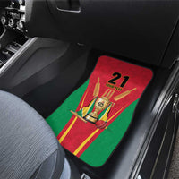 Custom Guyana Victory Run 2025 Car Mats Caribbean Cricket Supporter Amazon Warriors - Wonder Print Shop