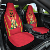 Custom Guyana Victory Run 2025 Car Seat Cover Caribbean Cricket Supporter Amazon Warriors - Wonder Print Shop