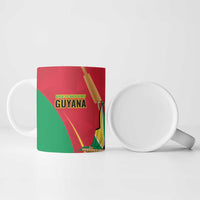 Custom Guyana Victory Run 2025 Ceramic Mug Caribbean Cricket Supporter Amazon Warriors - Wonder Print Shop