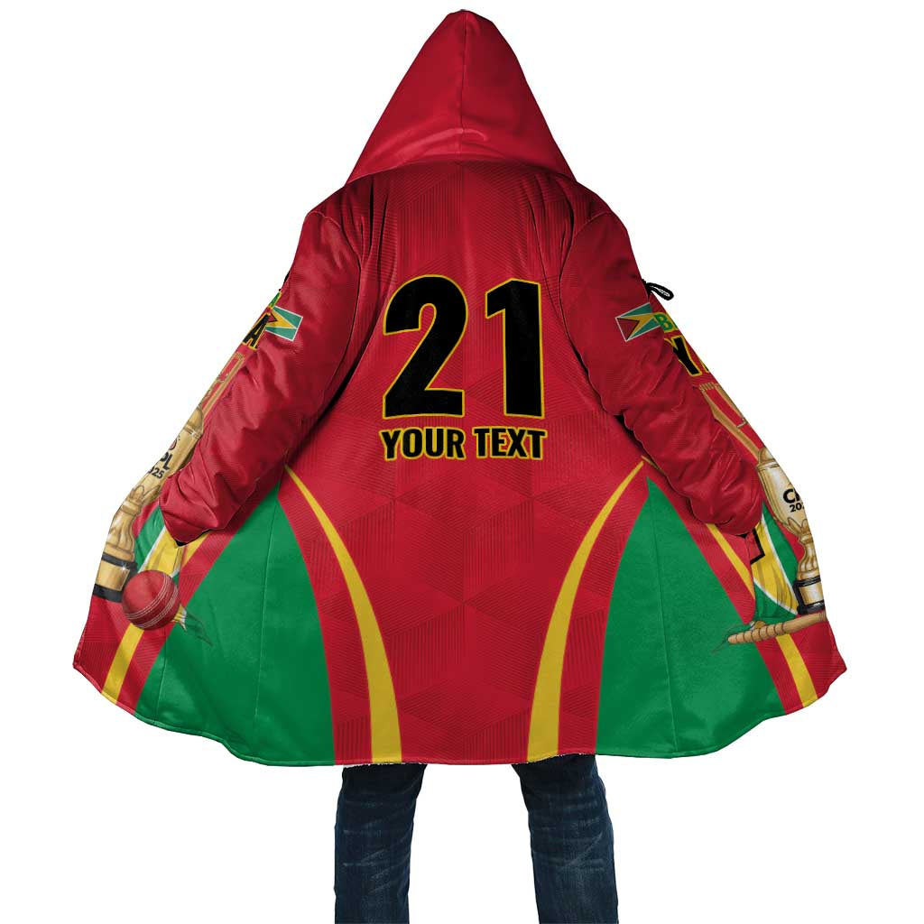 Custom Guyana Victory Run 2025 Cloak Caribbean Cricket Supporter Amazon Warriors - Wonder Print Shop