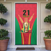 Custom Guyana Victory Run 2025 Door Cover Caribbean Cricket Supporter Amazon Warriors - Wonder Print Shop