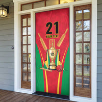 Custom Guyana Victory Run 2025 Door Cover Caribbean Cricket Supporter Amazon Warriors - Wonder Print Shop