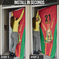 Custom Guyana Victory Run 2025 Door Cover Caribbean Cricket Supporter Amazon Warriors - Wonder Print Shop