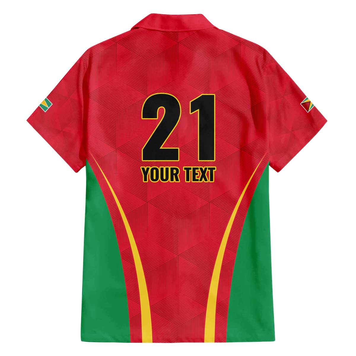 Custom Guyana Victory Run 2025 Family Matching Off The Shoulder Long Sleeve Dress and Hawaiian Shirt Caribbean Cricket Supporter Amazon Warriors - Wonder Print Shop