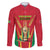 Custom Guyana Victory Run 2025 Family Matching Off The Shoulder Long Sleeve Dress and Hawaiian Shirt Caribbean Cricket Supporter Amazon Warriors - Wonder Print Shop