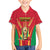 Custom Guyana Victory Run 2025 Family Matching Off The Shoulder Long Sleeve Dress and Hawaiian Shirt Caribbean Cricket Supporter Amazon Warriors - Wonder Print Shop