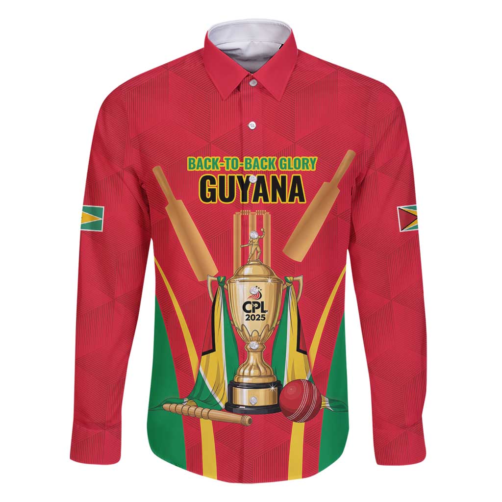 Custom Guyana Victory Run 2025 Family Matching Off Shoulder Short Dress and Hawaiian Shirt Caribbean Cricket Supporter Amazon Warriors - Wonder Print Shop