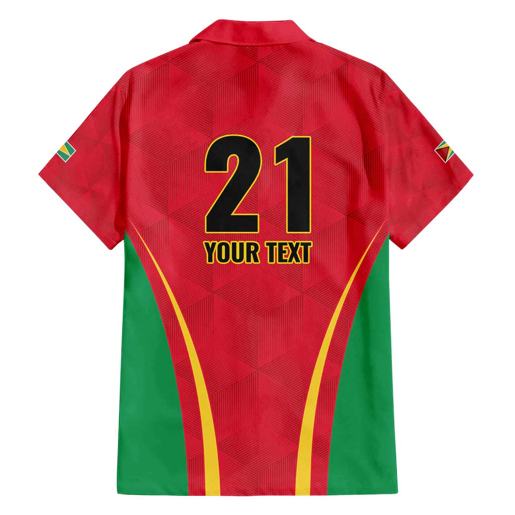 Custom Guyana Victory Run 2025 Family Matching Puletasi and Hawaiian Shirt Caribbean Cricket Supporter Amazon Warriors - Wonder Print Shop