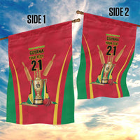 Custom Guyana Victory Run 2025 Garden Flag Caribbean Cricket Supporter Amazon Warriors - Wonder Print Shop