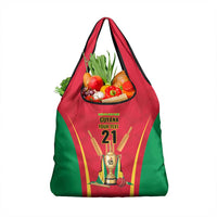 Custom Guyana Victory Run 2025 Grocery Bag Caribbean Cricket Supporter Amazon Warriors - Wonder Print Shop