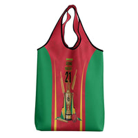 Custom Guyana Victory Run 2025 Grocery Bag Caribbean Cricket Supporter Amazon Warriors - Wonder Print Shop