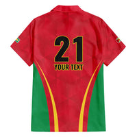 Custom Guyana Victory Run 2025 Hawaiian Shirt Caribbean Cricket Supporter Amazon Warriors - Wonder Print Shop