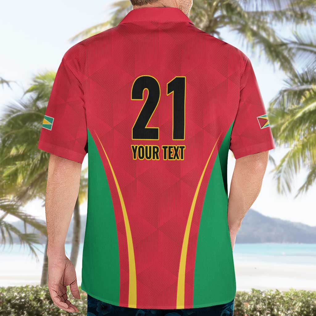 Custom Guyana Victory Run 2025 Hawaiian Shirt Caribbean Cricket Supporter Amazon Warriors - Wonder Print Shop
