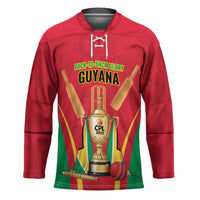 Custom Guyana Victory Run 2025 Hockey Jersey Caribbean Cricket Supporter Amazon Warriors - Wonder Print Shop