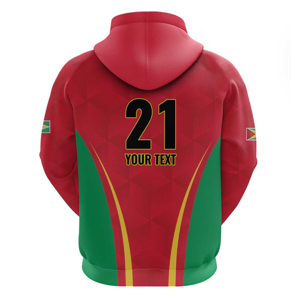 Custom Guyana Victory Run 2025 Hoodie Caribbean Cricket Supporter Amazon Warriors - Wonder Print Shop