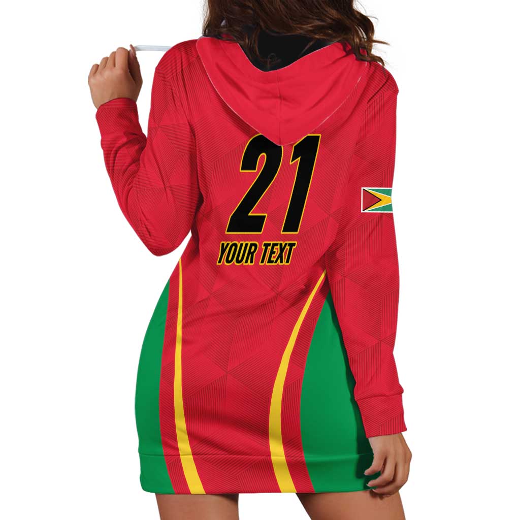 Custom Guyana Victory Run 2025 Hoodie Dress Caribbean Cricket Supporter Amazon Warriors - Wonder Print Shop