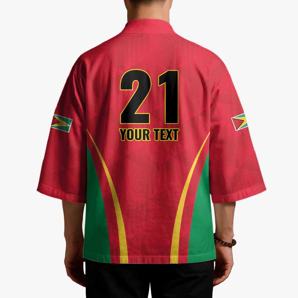 Custom Guyana Victory Run 2025 Kimono Caribbean Cricket Supporter Amazon Warriors - Wonder Print Shop