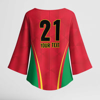 Custom Guyana Victory Run 2025 Kimono Sleeve Blouse Caribbean Cricket Supporter Amazon Warriors - Wonder Print Shop